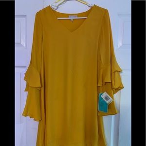 Mustard dress